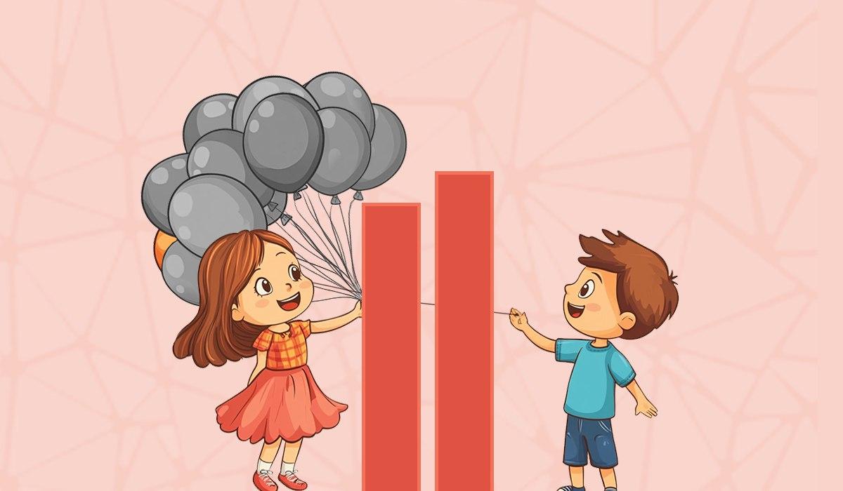 Băiat ținând în mână un balon portocaliu / colaj cu fotografia Moje