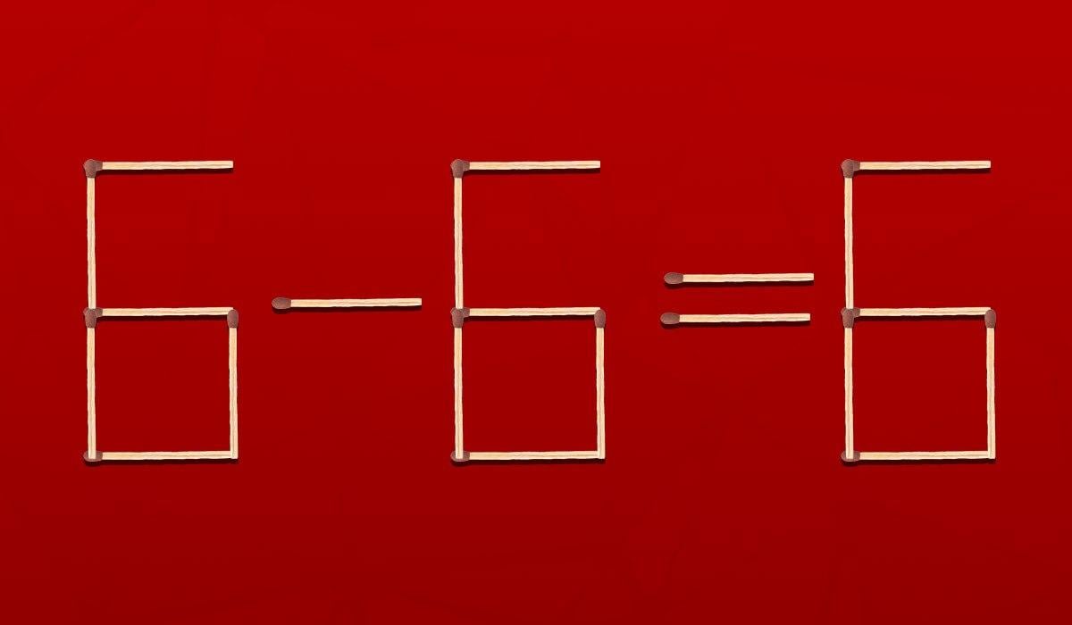 Trageți un chibrit și egalitatea devine corectă: un test rapid de IQ