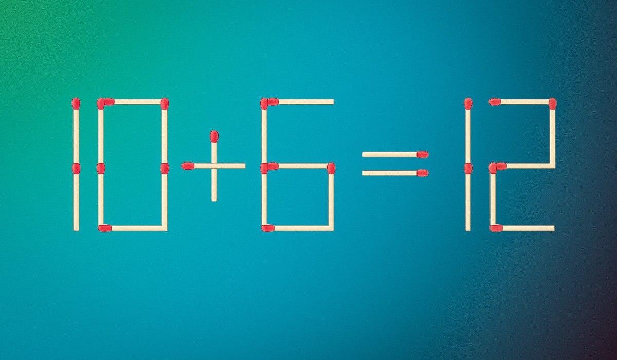 Trebuie doar să trageți un singur chibrit pentru a face egalitatea corectă: un puzzle pentru genii