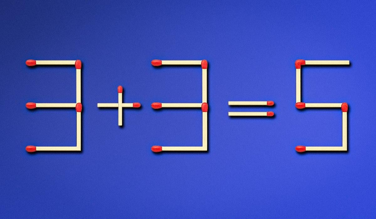 Trebuie să întoarceți un meci pentru a corecta o greșeală: un test rapid de IQ