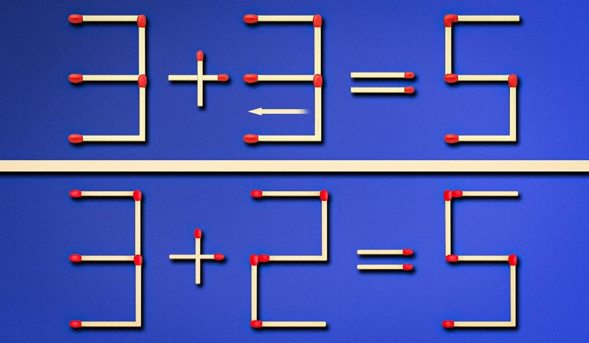 Trebuie să întoarceți un chibrit pentru a corecta o greșeală: test rapid de IQ