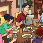 Există un bug ascuns în imaginea unei cine de familie: